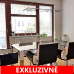 ( Pronajato ) Pronájem samostatného, reprezentativního, administrativního prostoru se dvěma balkony a GS, 124 m2,  ul. Na Pankráci, Praha 4 - Nusle